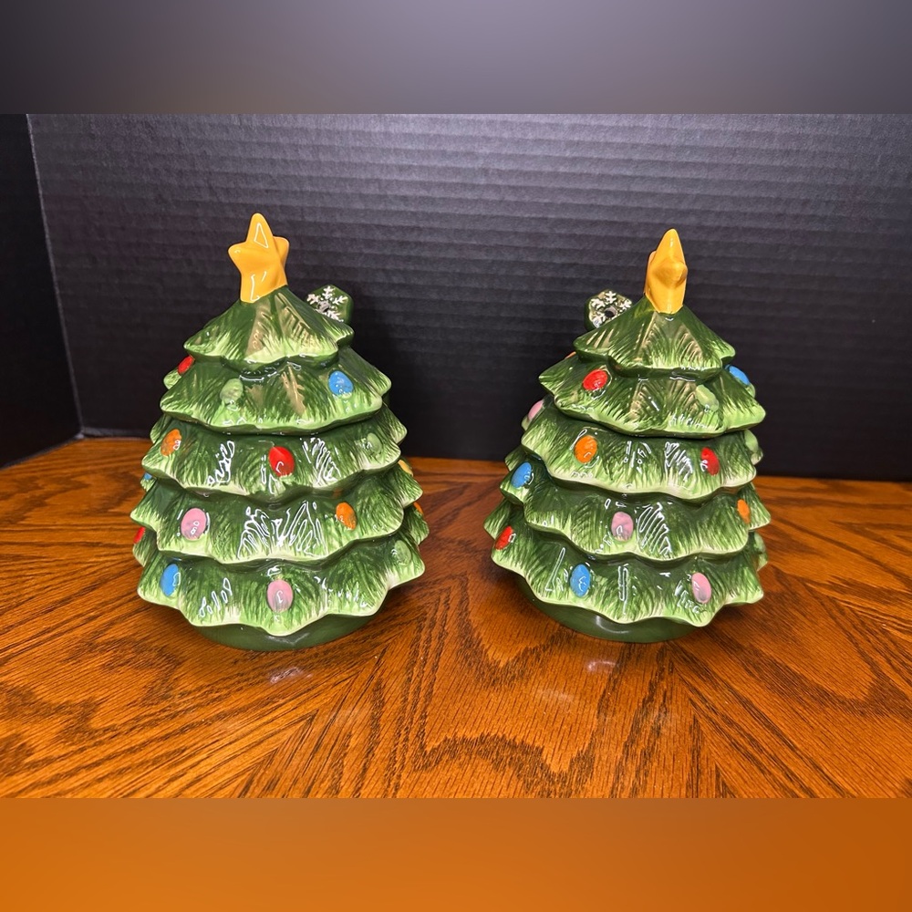 Mr. Christmas Green Nostalgic Tree Mug w/ Lid Spoon 16 oz Classic Set of 2 NEW - Picture 7 of 14